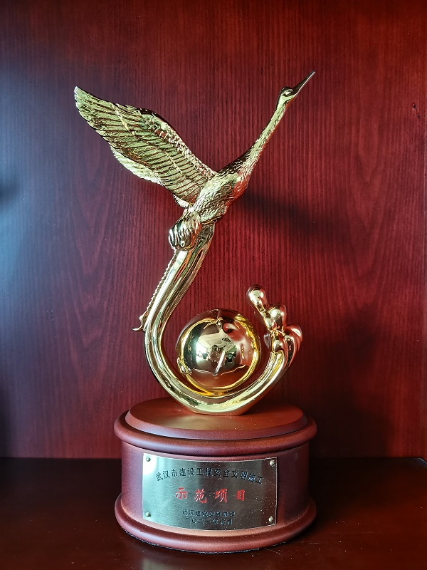 武漢市建設(shè)工程安全文明施工示范項目（陽邏港華中國際產(chǎn)業(yè)園C區(qū)二期）